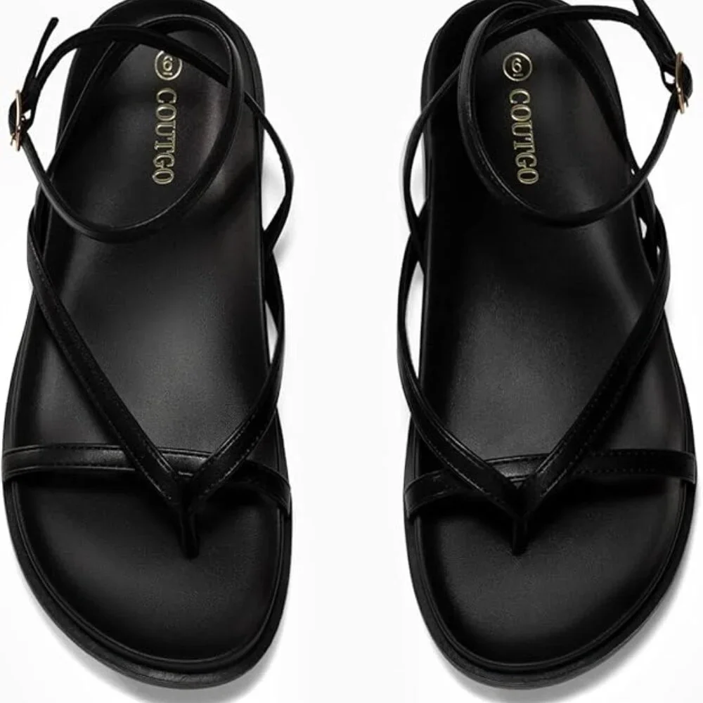 BLACK VACATION SANDALS - Picture 4 of 4